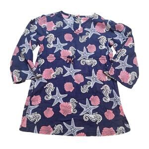 Janie and Jack Seahorse Cover-up sz 2T